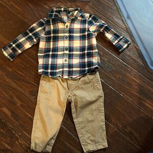 Fall matching Flannel Set